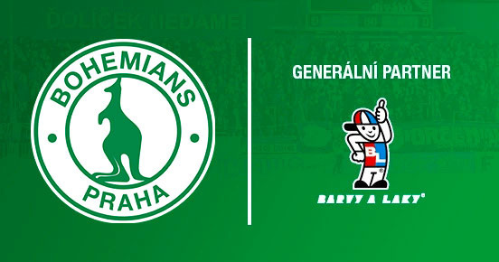 Jsme hrdým partnerem fotbalového klubu Bohemians Praha 1905